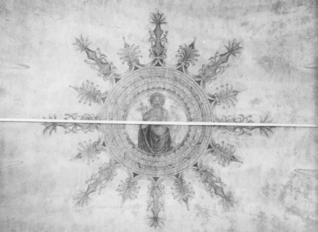 motivi decorativi geometrici e fitomorfi/ San Gio- vanni Battista (dipinto) - ambito padovano (sec. XX)
