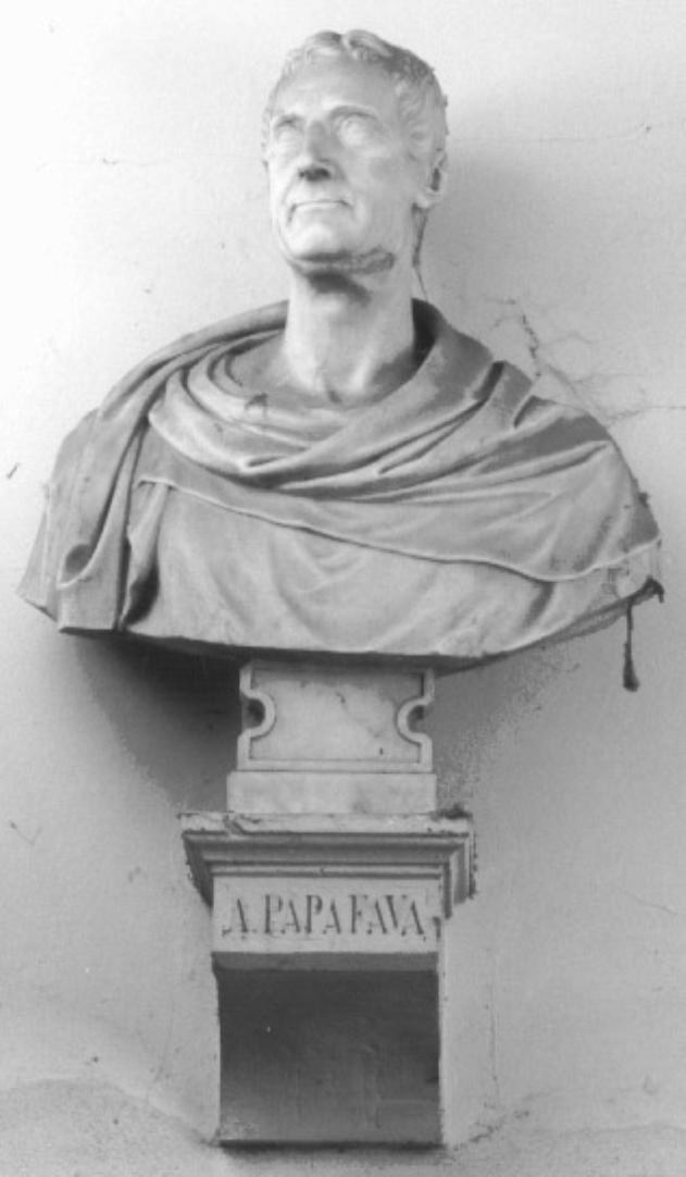 ritratto del Conte Cavalier Alessandro Papafava (scultura) - ambito veneto (sec. XIX)