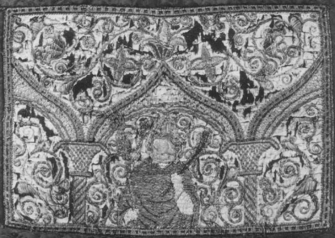 San Donato Vescovo (decorazione a ricamo) - manifattura veneta (fine sec. XV)