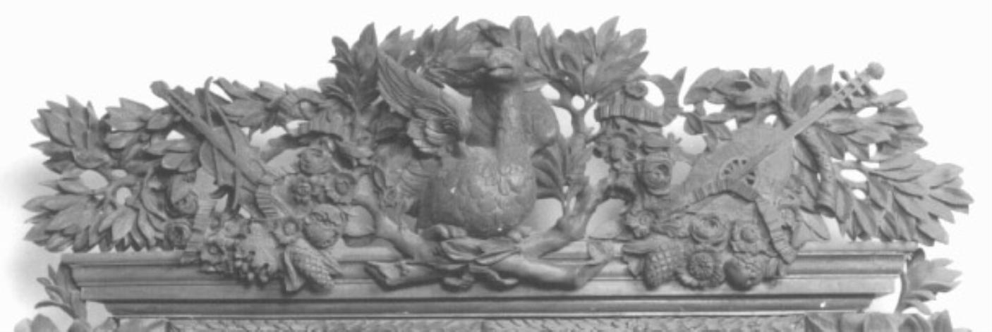 simboli delle discipline agrarie e botaniche (decorazione plastica) di Pianta Francesco - ambito veneto (sec. XVII)