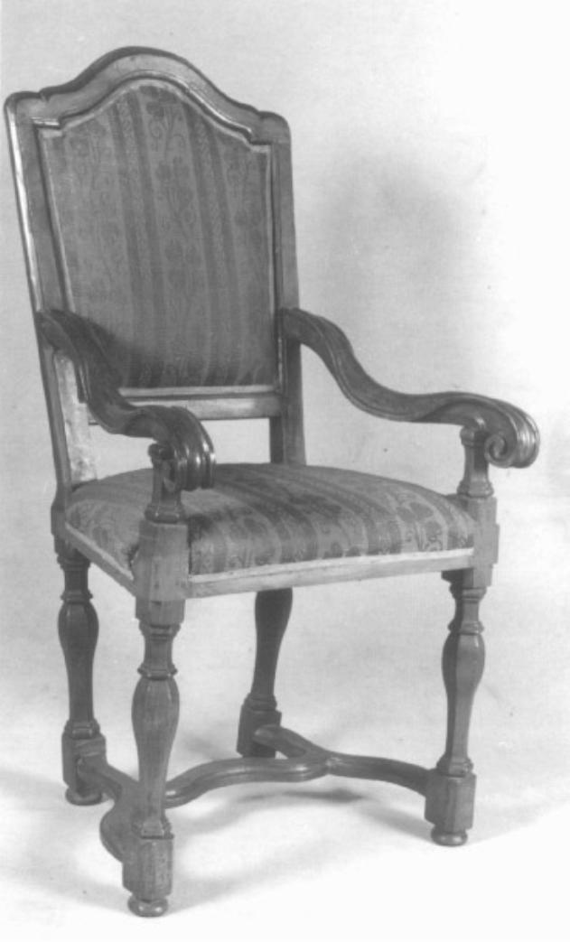 sedia - a braccioli, serie di Gloria Giovanni (attribuito) - ambito padovano (sec. XVIII)