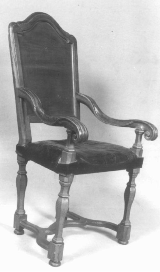 sedia - a braccioli, serie di Gloria Giovanni (attribuito) - ambito padovano (sec. XVIII)