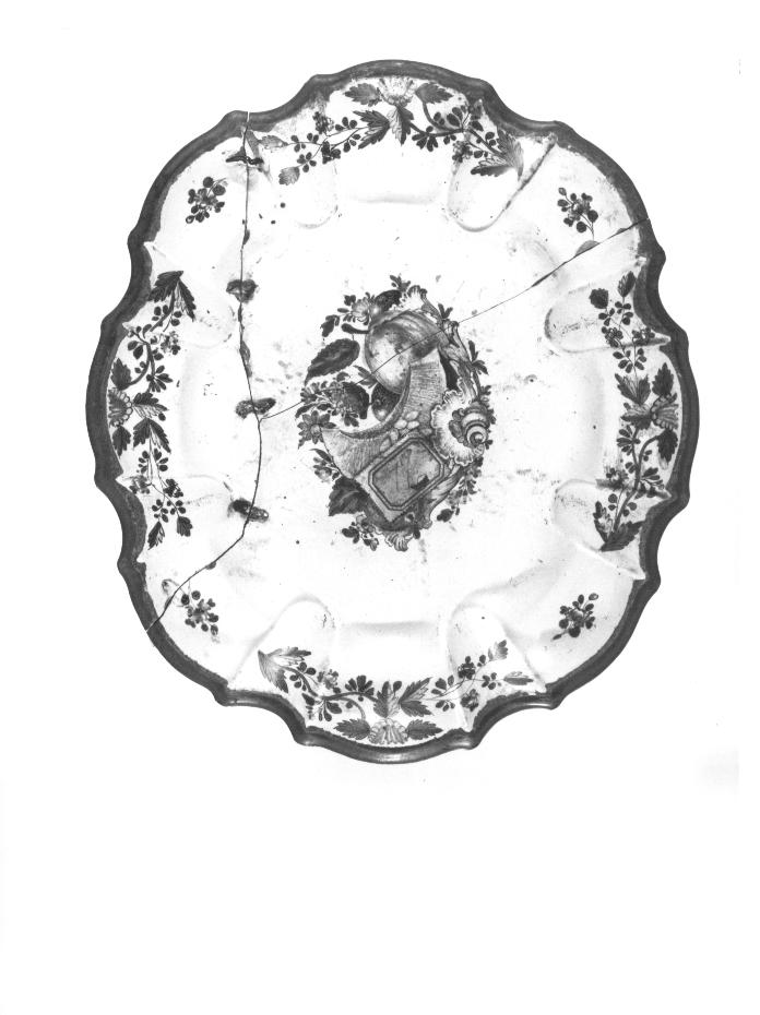 piatto - ambito veneto (terzo quarto sec. XVIII)