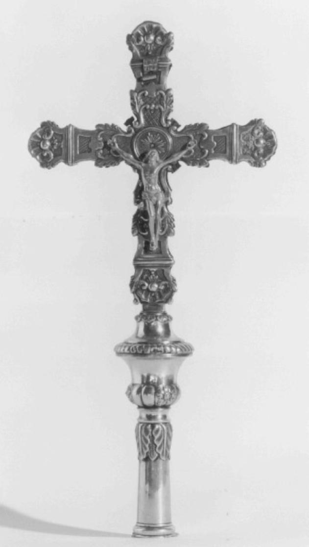 croce processionale - ambito veneto (fine/inizio secc. XIX/ XX)