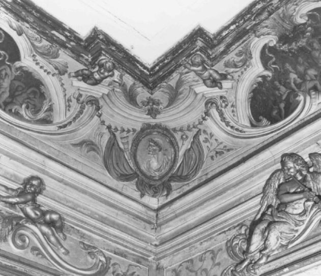 motivi decorativi con putti (decorazione plastica) - ambito veneto (sec. XVIII)