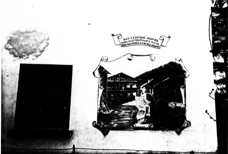 paesaggio con architetture (dipinto) - bottega veneta (metà sec. XX)