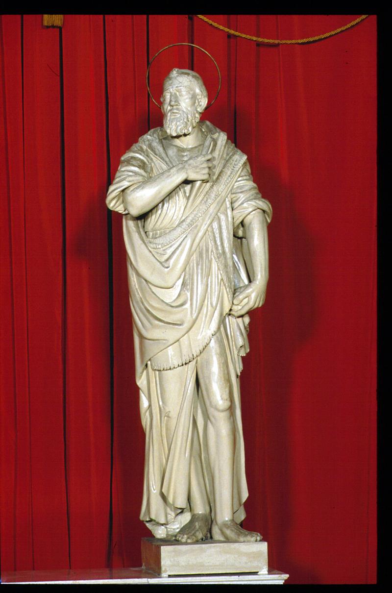 Sant'Andrea apostolo (scultura, elemento d'insieme) di Carbogno Francesco Antonio (attribuito) - ambito veneto (fine sec. XVIII)