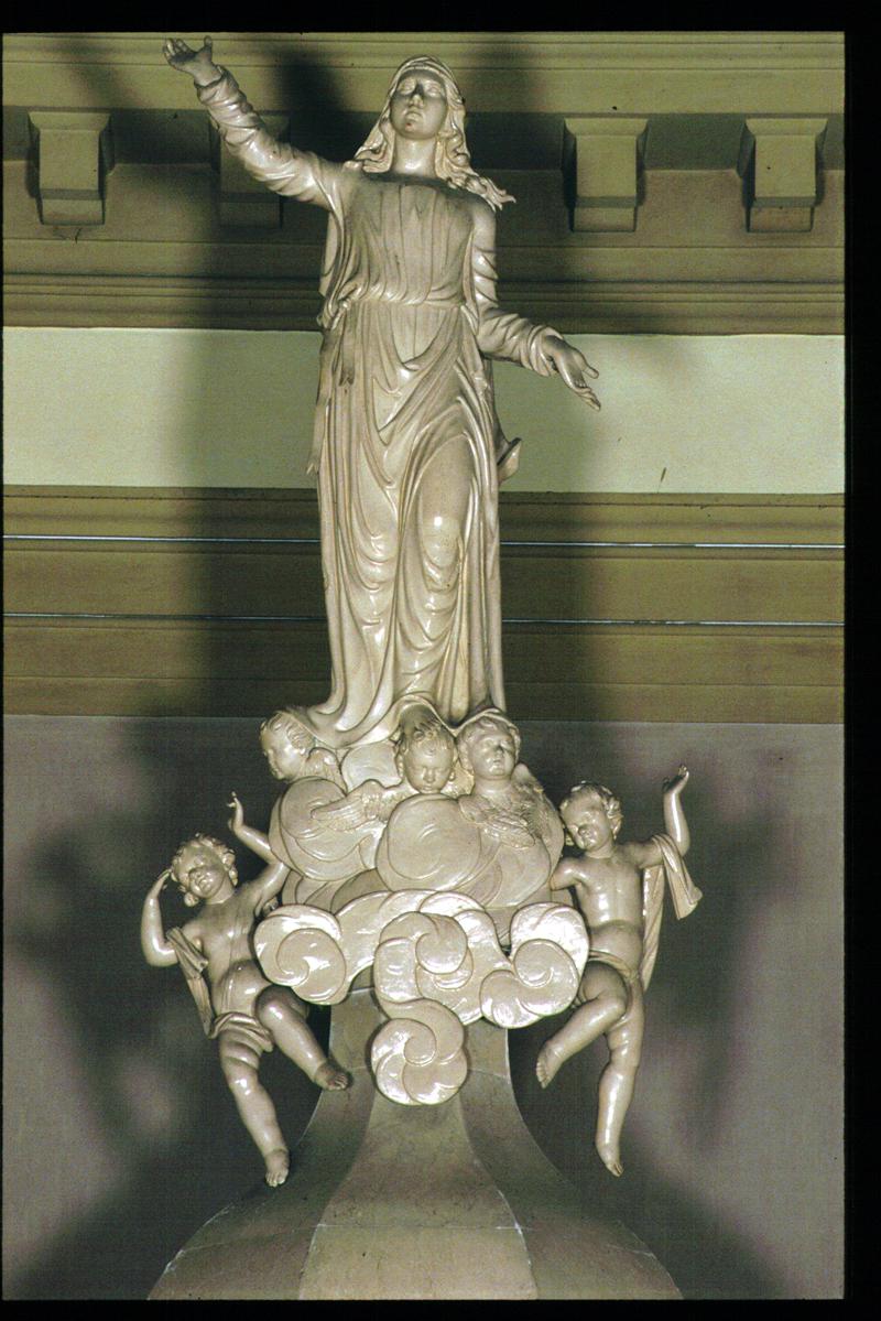 Madonna Assunta (scultura, elemento d'insieme) di Carbogno Francesco Antonio (attribuito) - ambito veneto (fine sec. XVIII)