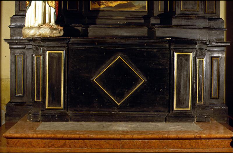 paliotto, elemento d'insieme - manifattura cadorina (sec. XIX)