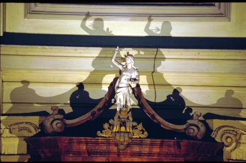 Cristo (scultura, elemento d'insieme) - manifattura cadorina (sec. XIX)
