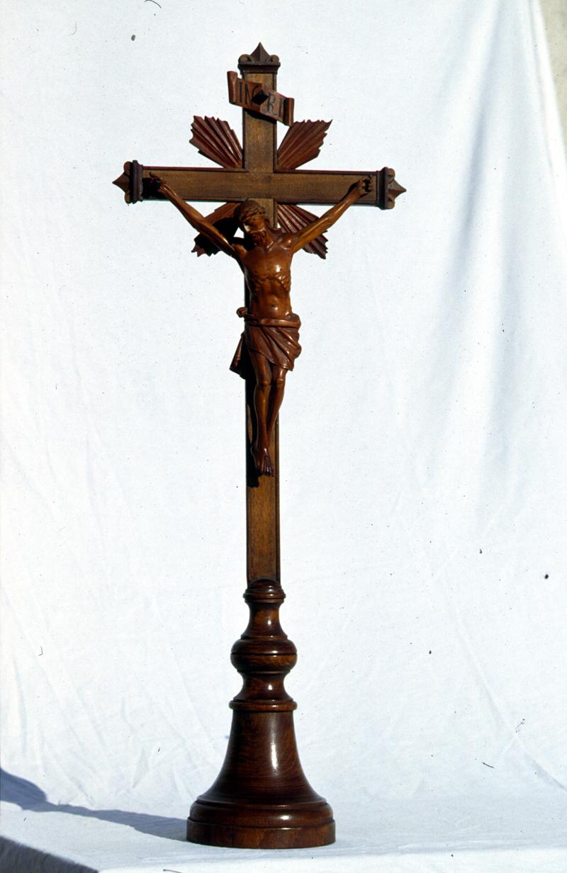 croce d'altare - manifattura cadorina (prima metà sec. XIX)
