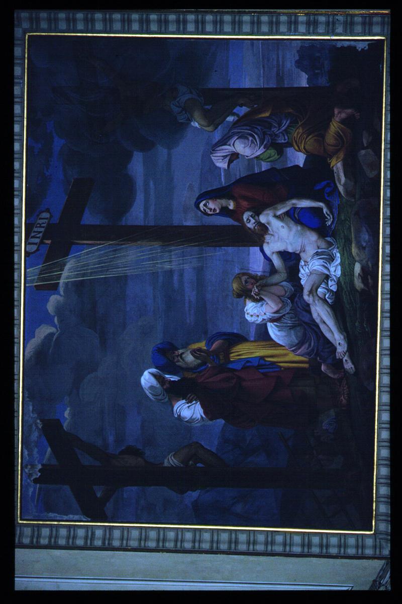 deposizione di Cristo dalla croce (dipinto) di Demin Giovanni - ambito veneto (sec. XIX)