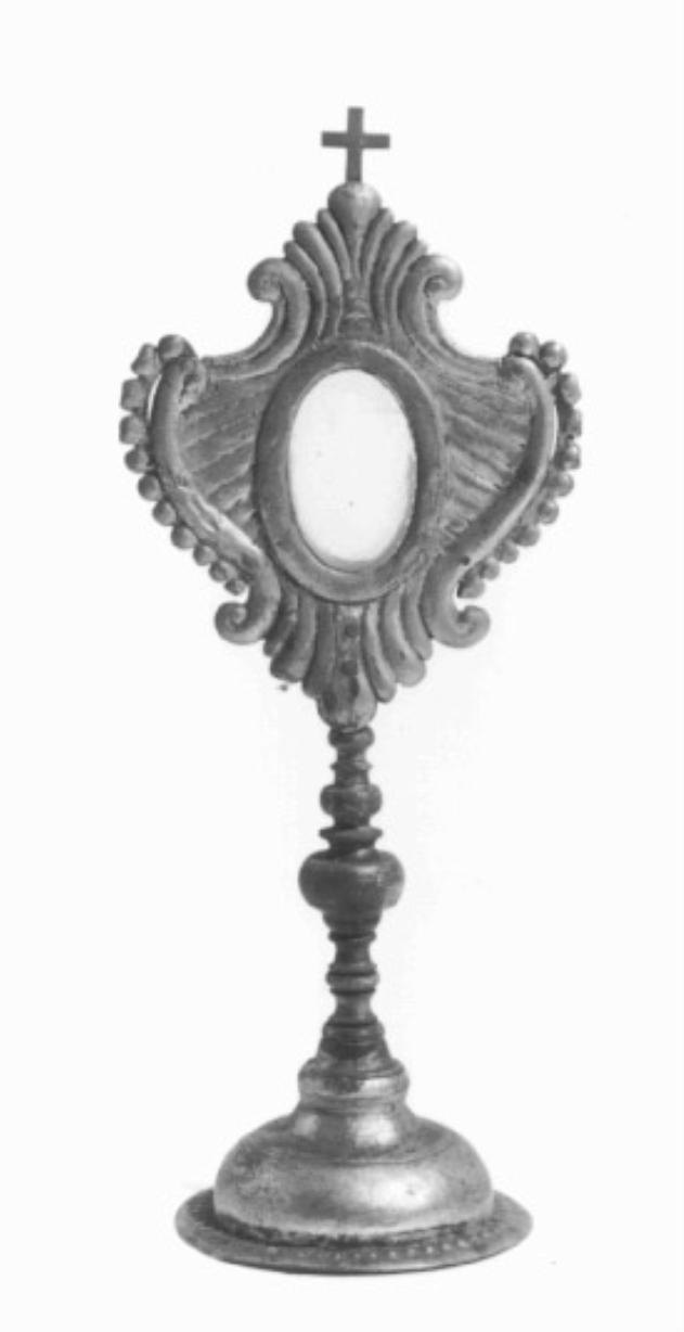 reliquiario - a ostensorio - produzione veneta (sec. XIX)