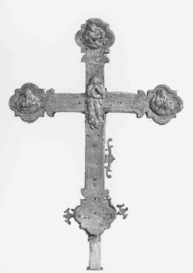 croce processionale - produzione feltrina (secc. XIX/ XX)