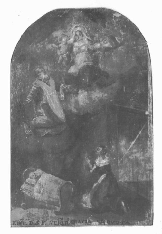 Madre implorante per la salute del figlio (ex voto) di Diziani Gaspare (metà sec. XVIII)