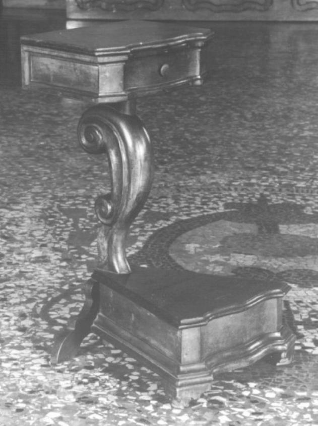 inginocchiatoio - bottega veneta (seconda metà sec. XVIII)