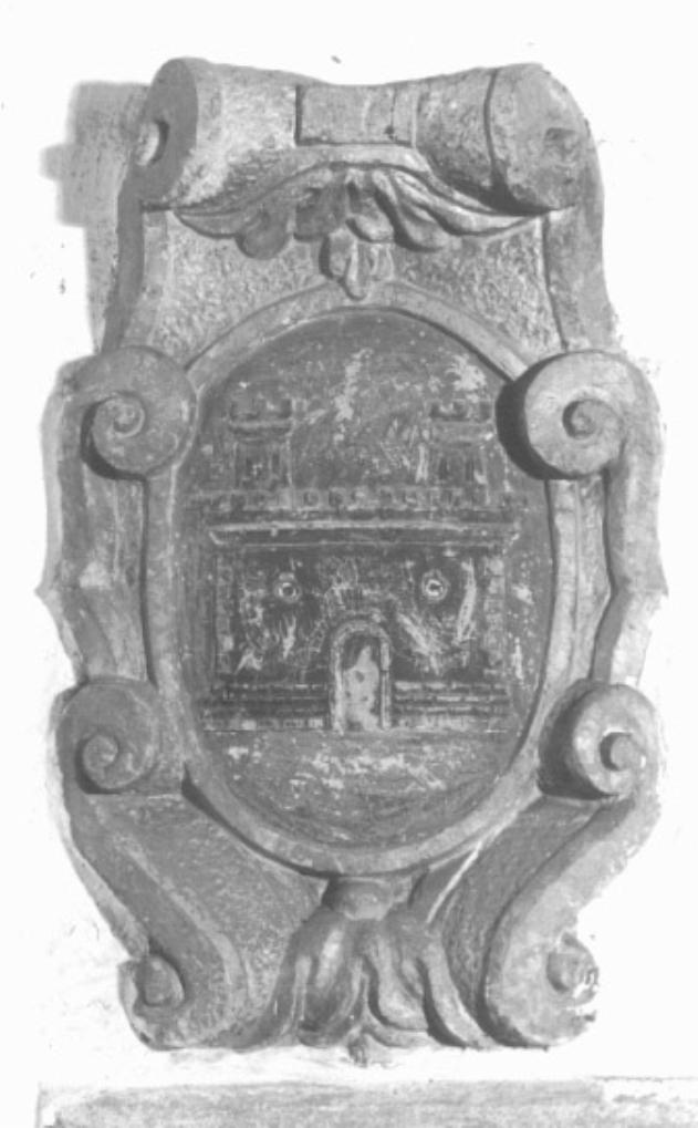 stemma della città di feltre (rilievo) - ambito feltrino (sec. XVII)