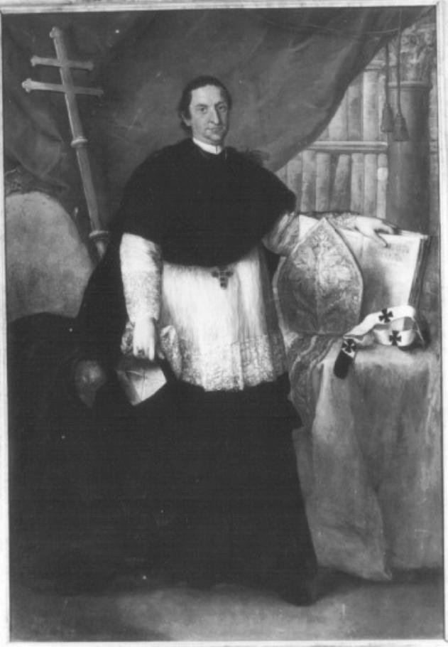 ritratto di Andrea Benedetto Ganassoni (dipinto) di Falca Alessandro detto Longhi Alessandro (sec. XVIII)