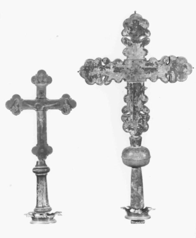 croce processionale di Frigimelica Francesco (attribuito) (prima metà sec. XVII)