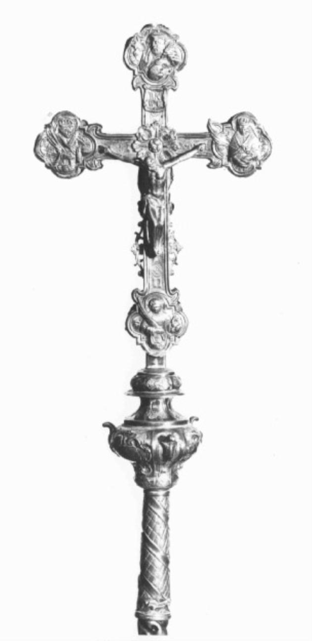 croce processionale - bottega veneziana (sec. XVII)