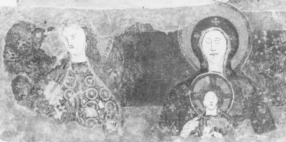 Madonna con Bambino e una santa (dipinto) - bottega veneta (seconda metà sec. XIII)