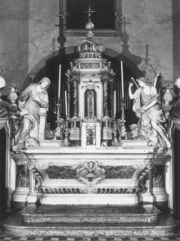 altare maggiore di Rizzi Francesco (seconda metà sec. XVIII)