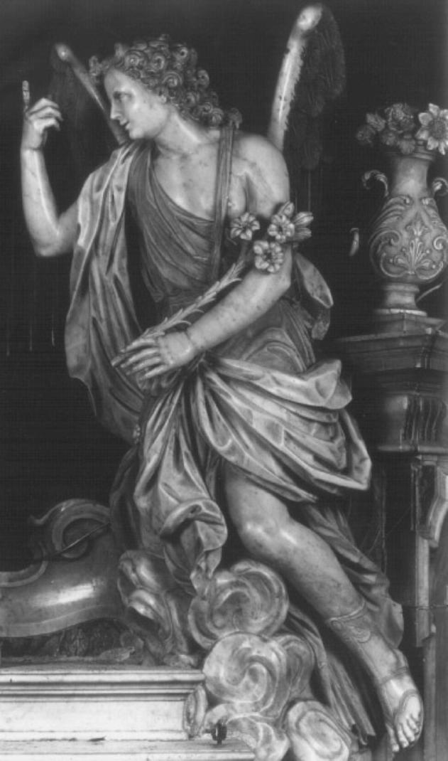 Angelo Annunciante (scultura) di Rizzi Francesco (attribuito) (seconda metà sec. XVIII)