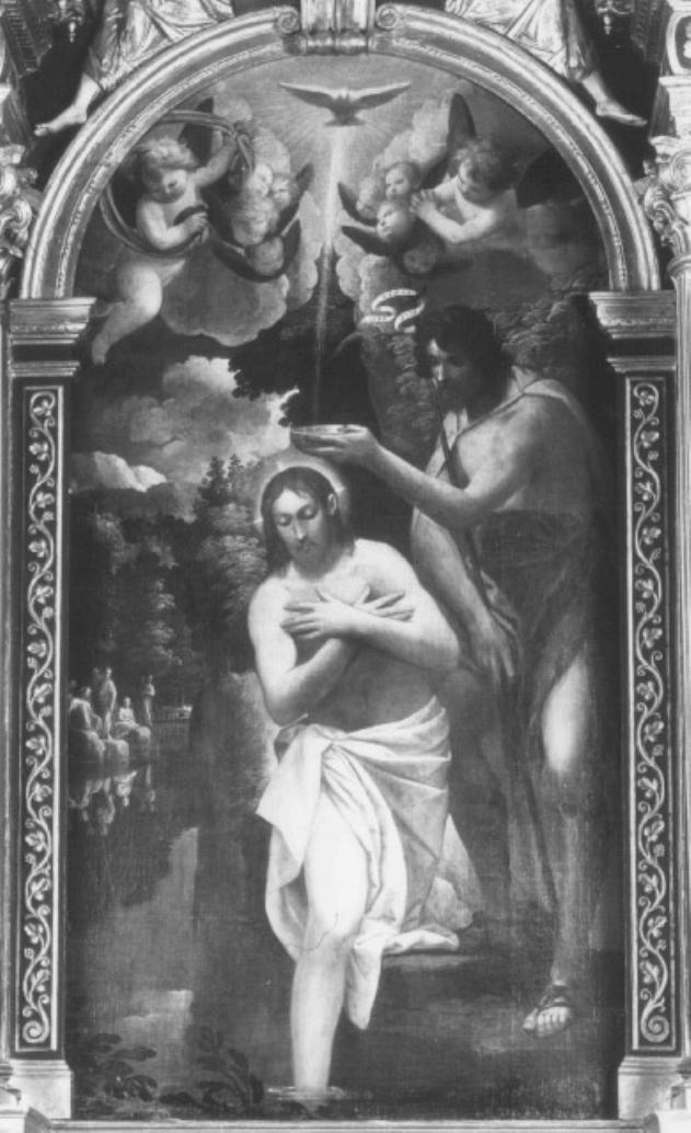 battesimo di Cristo (dipinto) di Damini Pietro (sec. XVII)
