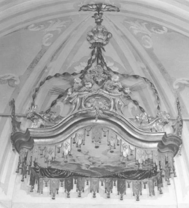 baldacchino d'altare di Sperandio Gioacchino (attribuito) - produzione bellunese (sec. XIX)