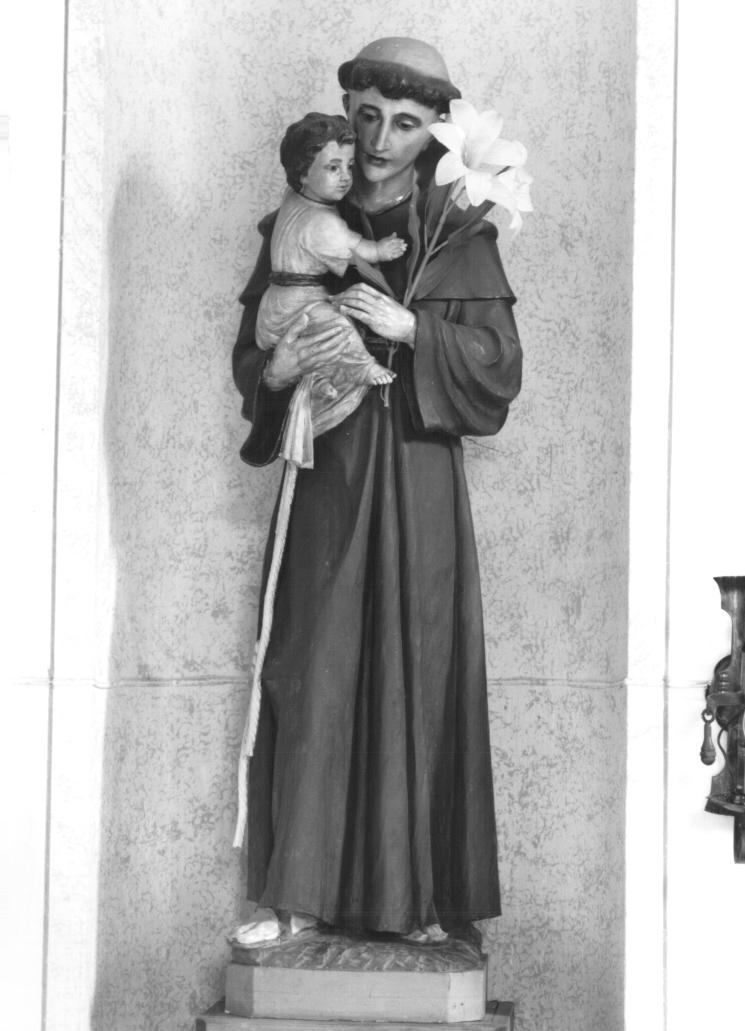 Sant'Antonio da Padova e Gesù Bambino (statua) - ambito veneto (secc. XIX/ XX)
