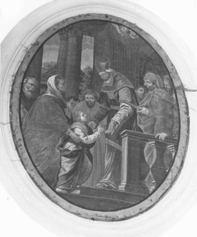 La presentazione di Maria al tempio (dipinto) - ambito bellunese (sec. XVII)