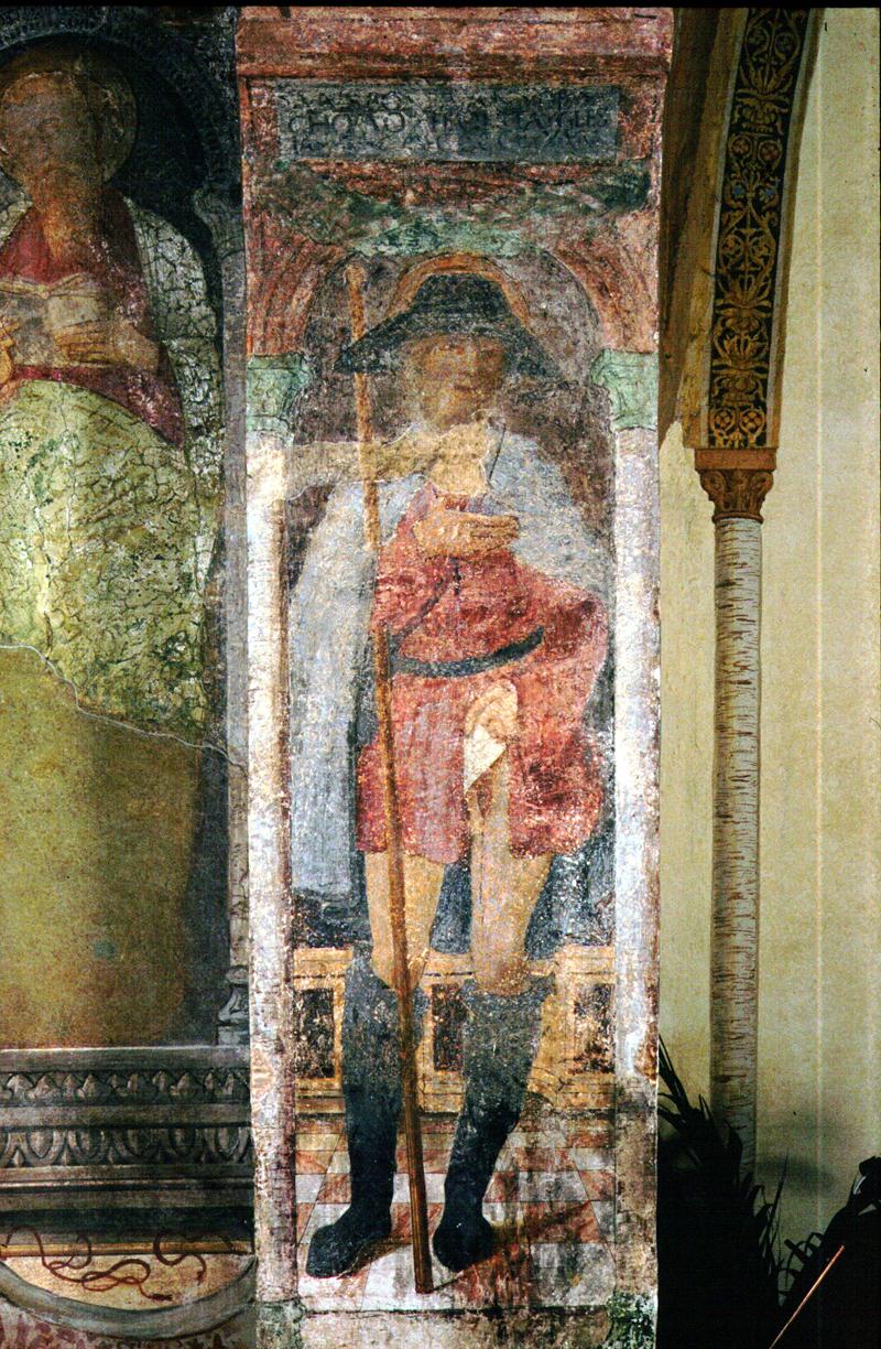 San Rocco (dipinto, elemento d'insieme) di Gianfrancesco Da Tolmezzo - ambito veneto (sec. XV)
