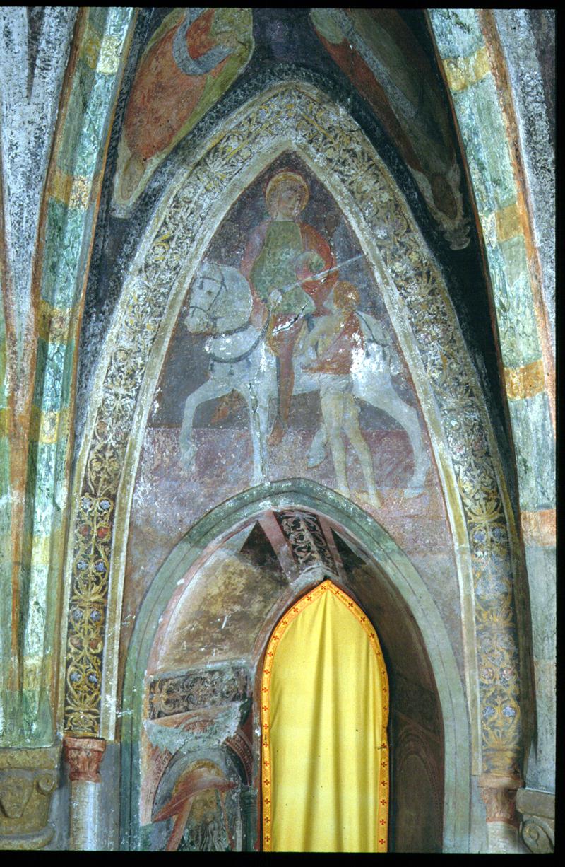 San Martino e il povero (dipinto, elemento d'insieme) di Gianfrancesco Da Tolmezzo - ambito veneto (sec. XV)