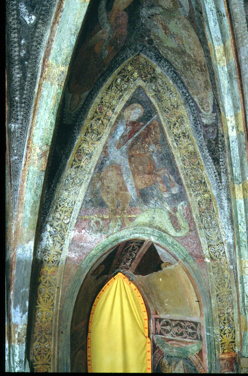 San Giorgio uccide il drago (dipinto, elemento d'insieme) di Gianfrancesco Da Tolmezzo - ambito veneto (sec. XV)
