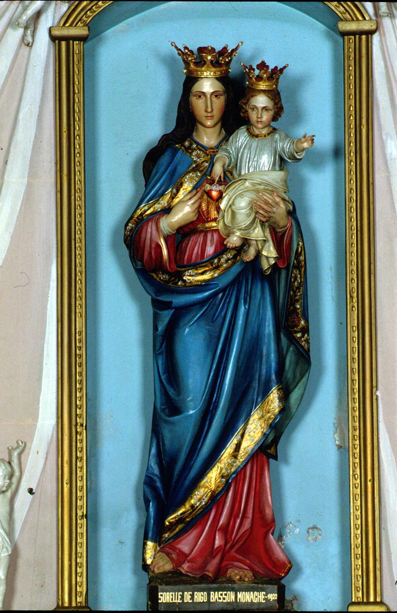 Madonna con Bambino (scultura) di Stuffleser Ferdinand - ambito veneto (sec. XX)