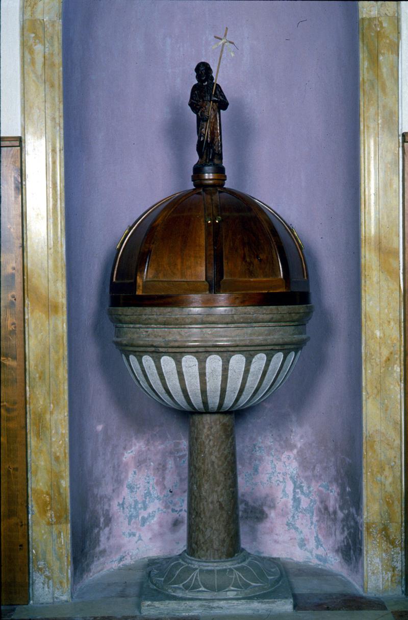 fonte battesimale - bottega veneta (inizio sec. XX)