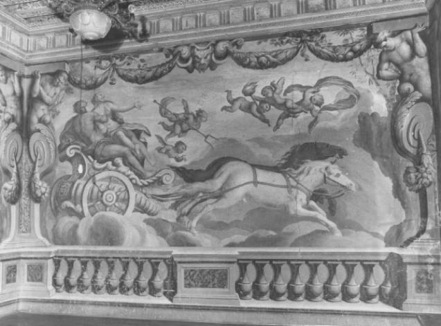 Giunone e Eolo (dipinto) di Pellegrini Girolamo (sec. XVII)