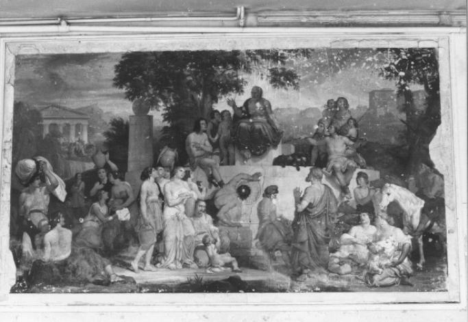 Esopo racconta le favole (dipinto) di Paoletti Pietro (sec. XIX)