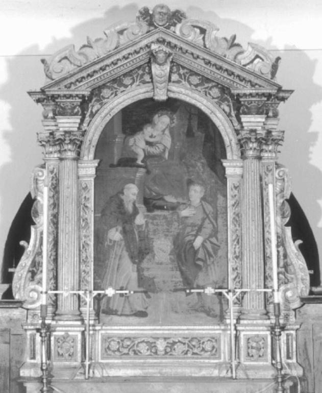 ancona di Auregne Giovanni (bottega) (sec. XVII)