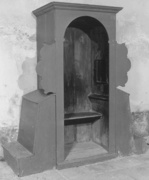 confessionale - ambito veneto (sec. XVII)