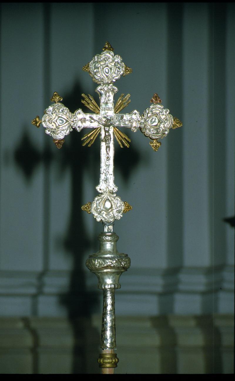 croce processionale - manifattura veneta (fine/inizio secc. XVIII/ XIX)