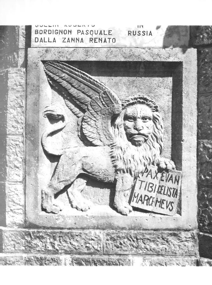leone di San Marco (rilievo) di Rebesco Francesco - bottega veneta (sec. XX)