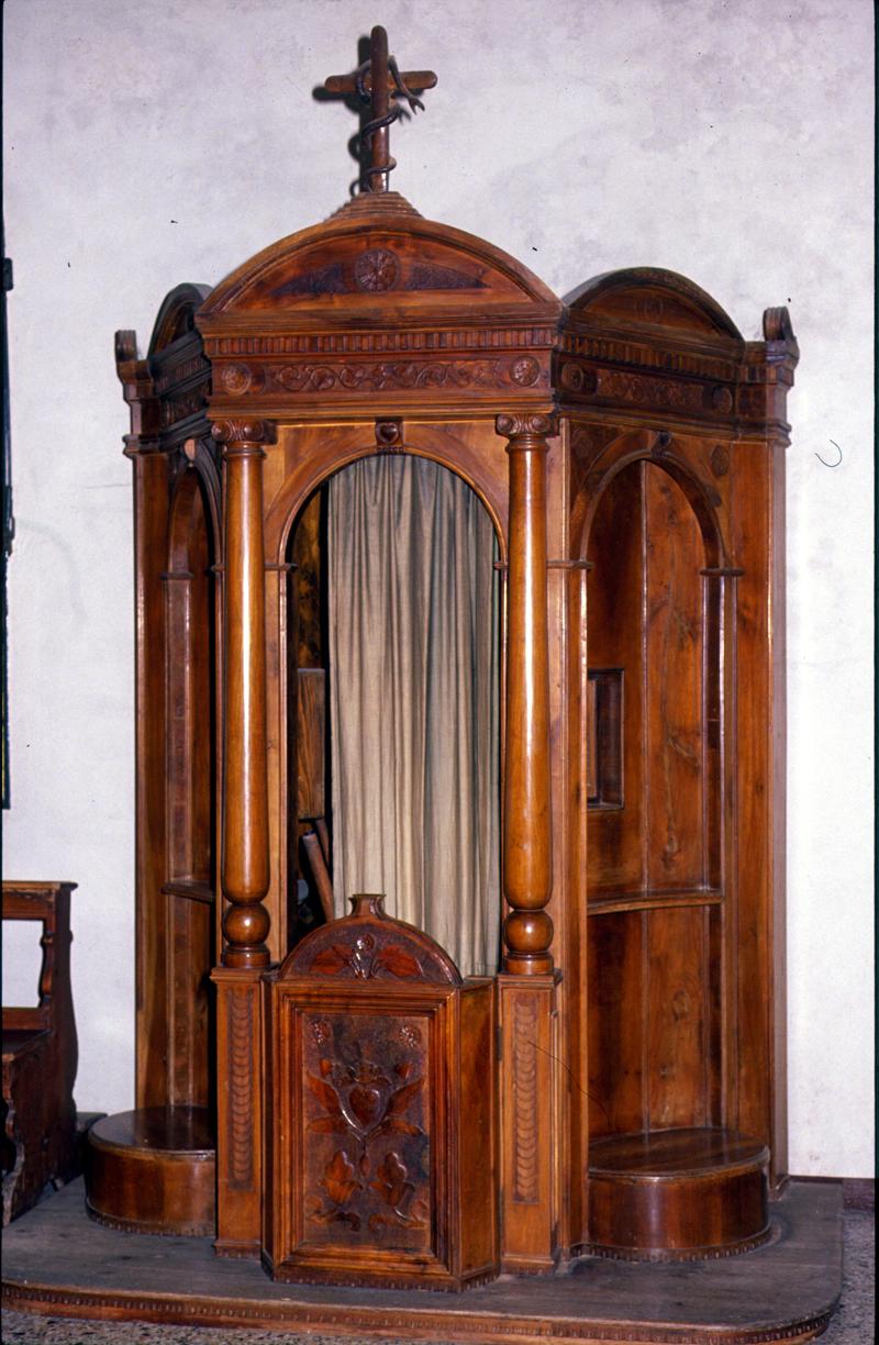 confessionale - manifattura veneta (fine/inizio secc. XIX/ XX)