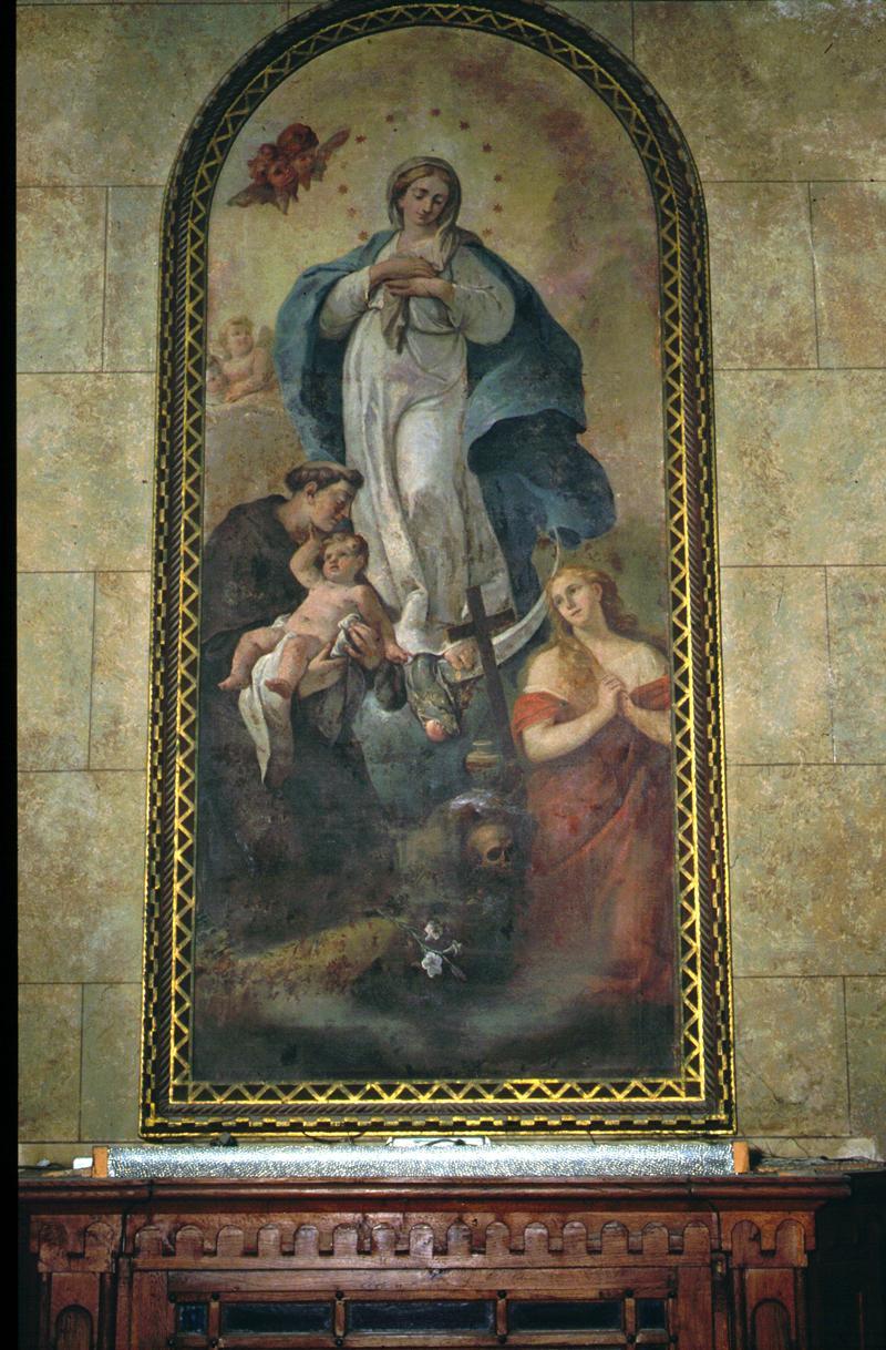 Madonna Immacolata con Sant'Antonio da Padova e Santa Maria Maddalena (dipinto) di Zompini Gaetano (attribuito) - ambito veneto (sec. XVIII)