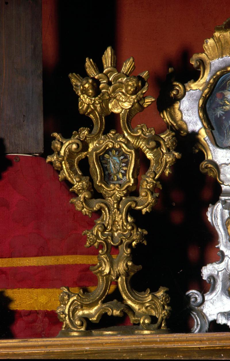 reliquiario - a ostensorio - bottega veneta (sec. XVIII)