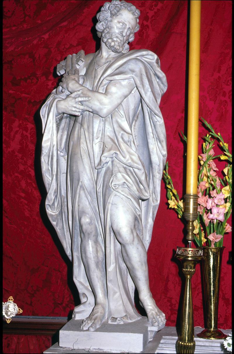 San Pietro (scultura, elemento d'insieme) - manifattura veneta (prima metà sec. XVIII)