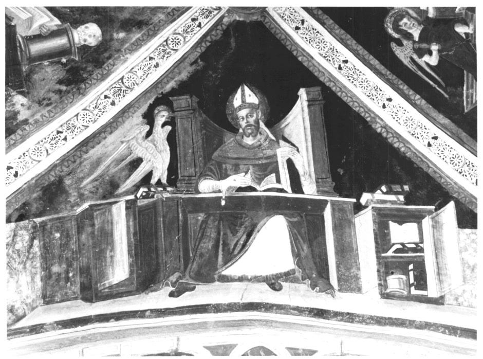 Sant' Agostino (dipinto) di Zago Antonio (sec. XV)