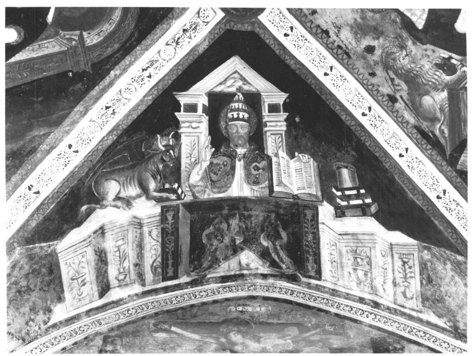 San Gregorio Magno (dipinto) di Zago Antonio (sec. XV)
