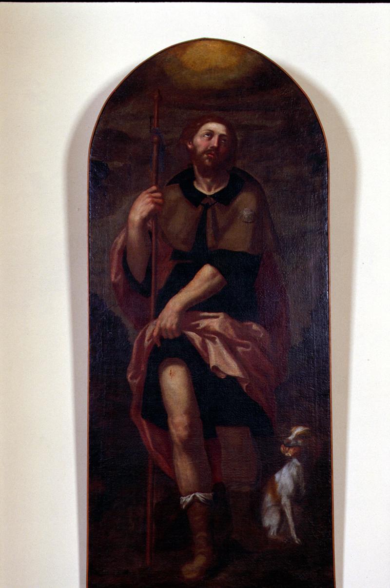 San Rocco (dipinto) di Robusti Jacopo detto Tintoretto (attribuito) - ambito veneto (seconda metà sec. XVI)