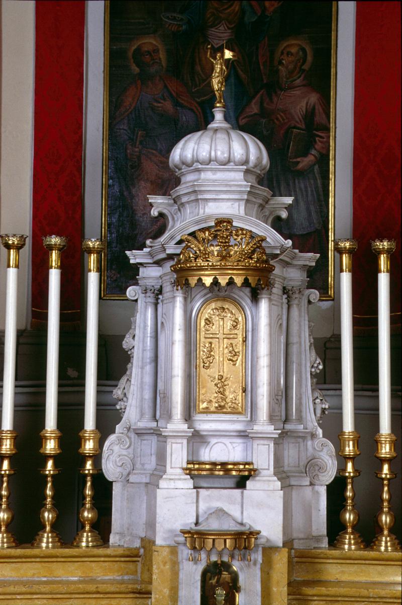 tabernacolo - a tempietto di Beni Antonio - manifattura veneta (prima metà sec. XVIII)